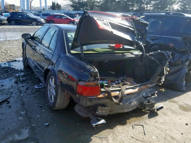 1G6KY5496XU922947 - 1999 CADILLAC SEVILLE ST BLACK photo 3