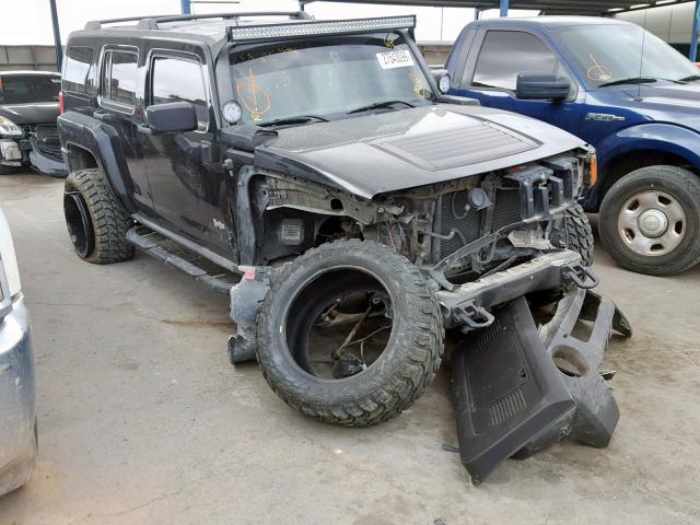 5GTDN13E678215158 - 2007 HUMMER H3 BLACK photo 1