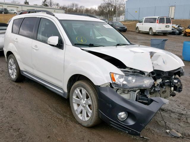 JA4JT3AW3CU002350 - 2012 MITSUBISHI OUTLANDER WHITE photo 1