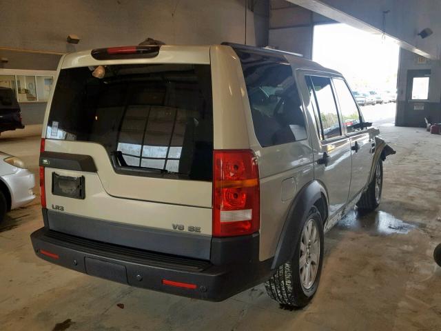 SALAD25486A387960 - 2006 LAND ROVER LR3 SE GOLD photo 4