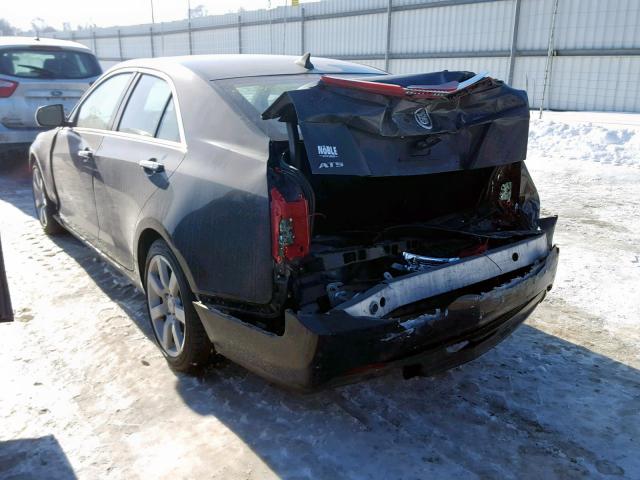 1G6AA5RA0D0135448 - 2013 CADILLAC ATS BLACK photo 3