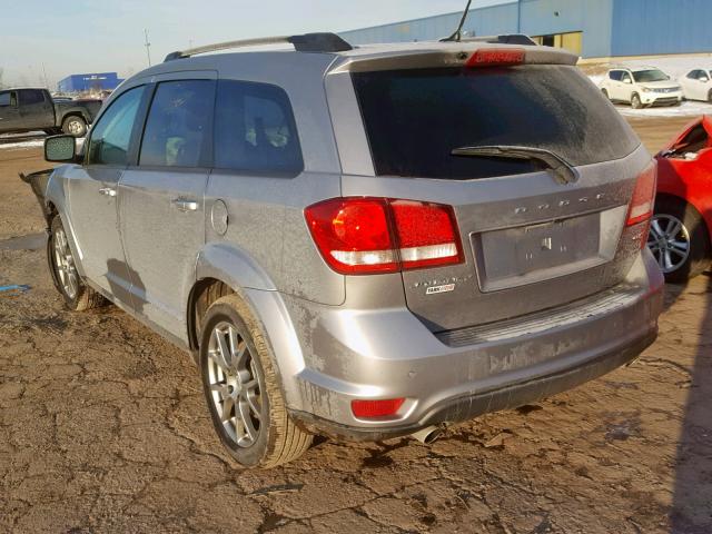 3C4PDCEG5JT234049 - 2018 DODGE JOURNEY GT SILVER photo 3