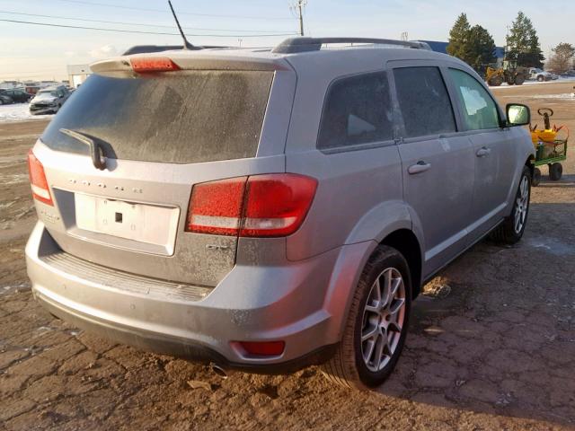 3C4PDCEG5JT234049 - 2018 DODGE JOURNEY GT SILVER photo 4