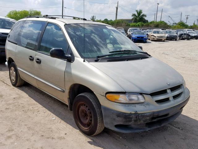 2B4FP25B2YR701004 - 2000 DODGE CARAVAN SILVER photo 1