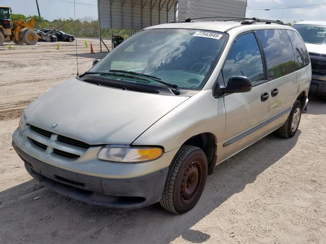 2B4FP25B2YR701004 - 2000 DODGE CARAVAN SILVER photo 2