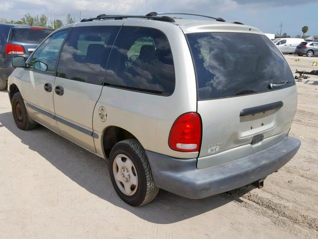 2B4FP25B2YR701004 - 2000 DODGE CARAVAN SILVER photo 3