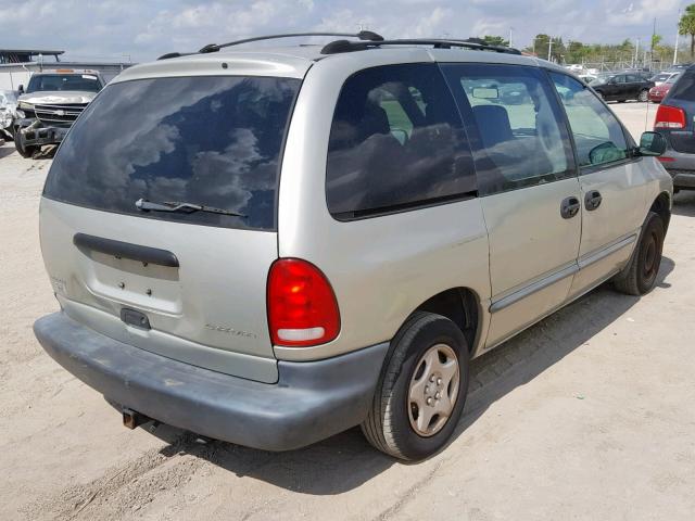 2B4FP25B2YR701004 - 2000 DODGE CARAVAN SILVER photo 4