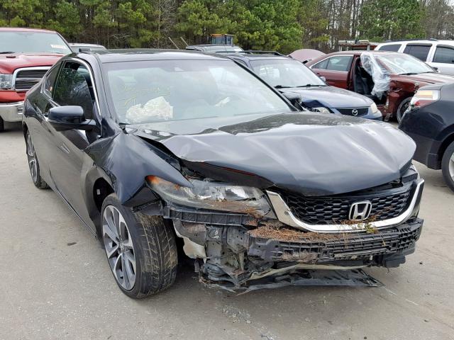 1HGCT2B86DA001724 - 2013 HONDA ACCORD EXL BLACK photo 1