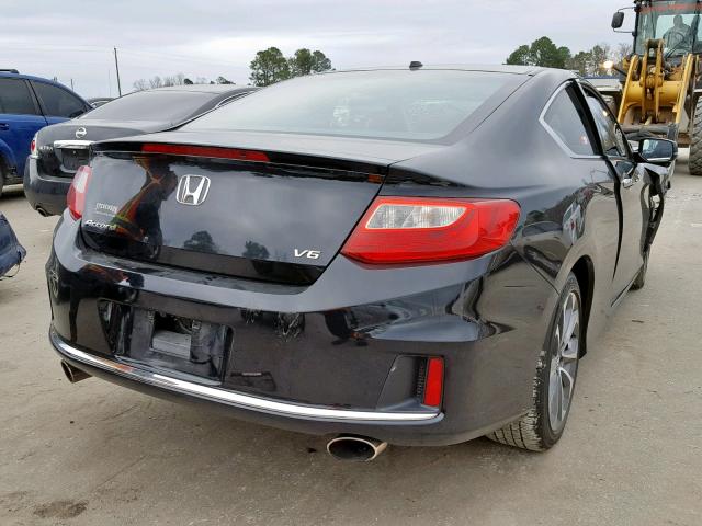 1HGCT2B86DA001724 - 2013 HONDA ACCORD EXL BLACK photo 4