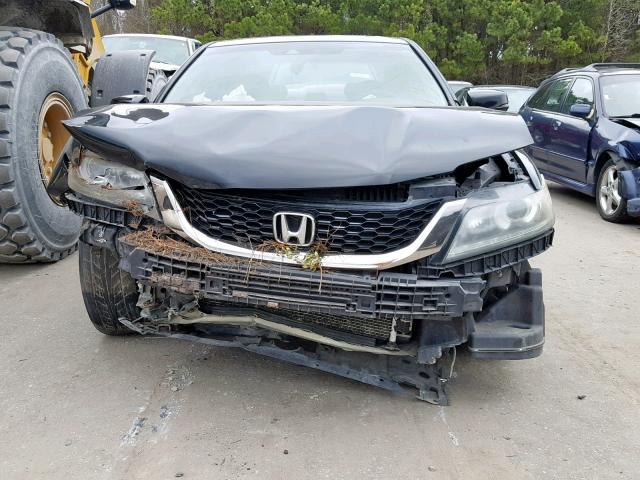 1HGCT2B86DA001724 - 2013 HONDA ACCORD EXL BLACK photo 9