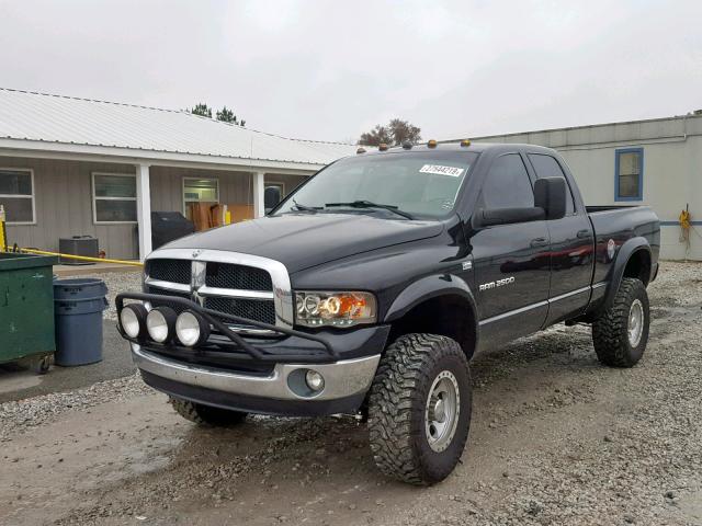 3D7KU28D33G701346 - 2003 DODGE RAM 2500 S BLACK photo 2