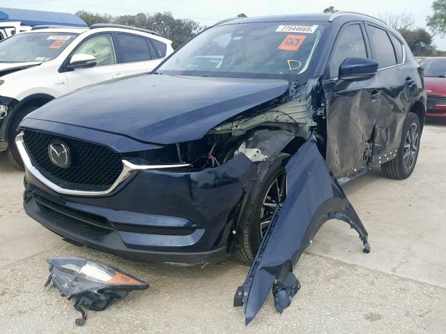 JM3KFACM3J1400262 - 2018 MAZDA CX-5 TOURI BLUE photo 2