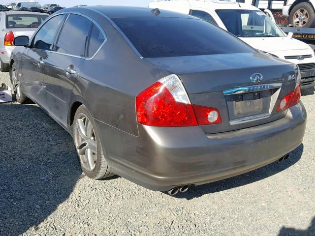 JNKBY01E16M202910 - 2006 INFINITI M45 BASE GRAY photo 3