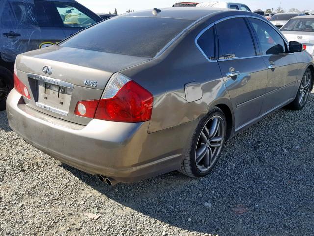 JNKBY01E16M202910 - 2006 INFINITI M45 BASE GRAY photo 4