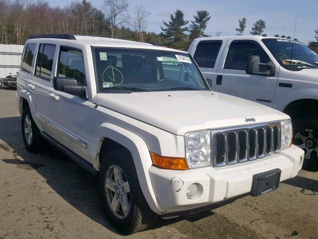 1J8HG48N38C202744 - 2008 JEEP COMMANDER WHITE photo 1