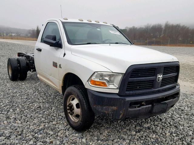 3C7WDSBL4CG163383 - 2012 DODGE RAM 3500 S WHITE photo 1