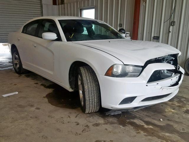 2C3CDXAG1CH177876 - 2012 DODGE CHARGER PO WHITE photo 1