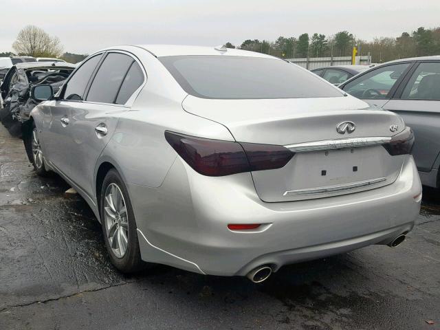 JN1BV7AP9EM679414 - 2014 INFINITI Q50 BASE SILVER photo 3