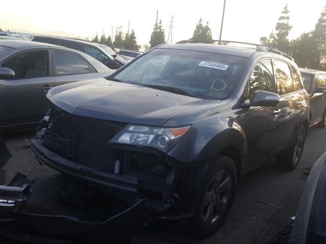 2HNYD28827H548465 - 2007 ACURA MDX SPORT  photo 2