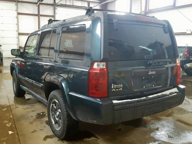 1J8HG48K16C163624 - 2006 JEEP COMMANDER GREEN photo 3