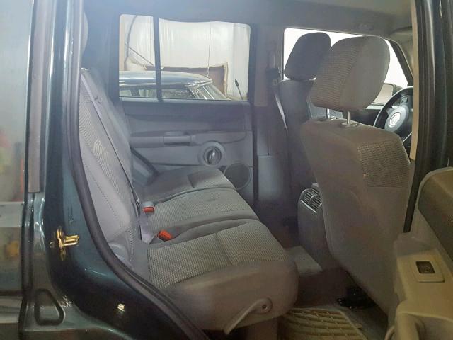 1J8HG48K16C163624 - 2006 JEEP COMMANDER GREEN photo 6