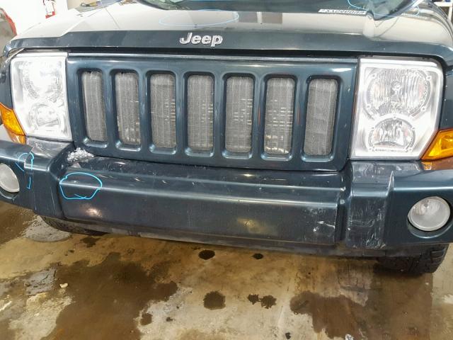 1J8HG48K16C163624 - 2006 JEEP COMMANDER GREEN photo 9