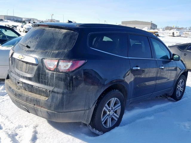 1GNKVGKD1FJ229798 - 2015 CHEVROLET TRAVERSE L BLACK photo 4