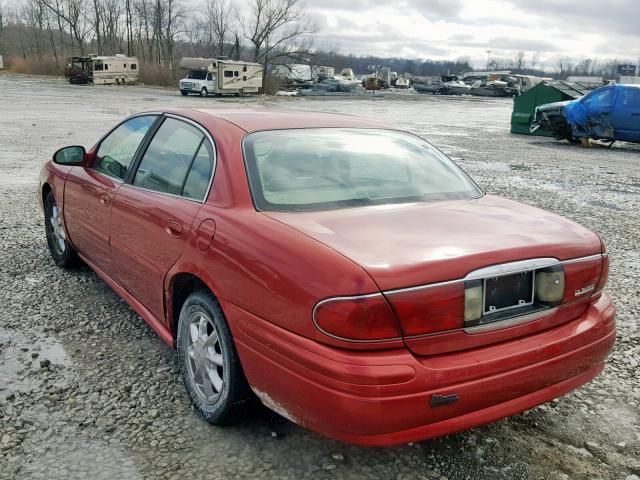 1G4HR54K94U235234 - 2004 BUICK LESABRE LI RED photo 3