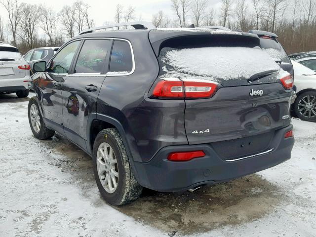 1C4PJMCB0GW367438 - 2016 JEEP CHEROKEE L GRAY photo 3