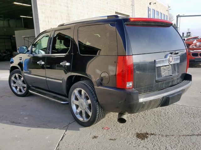 1GYFK23229R255202 - 2009 CADILLAC ESCALADE L BLACK photo 3