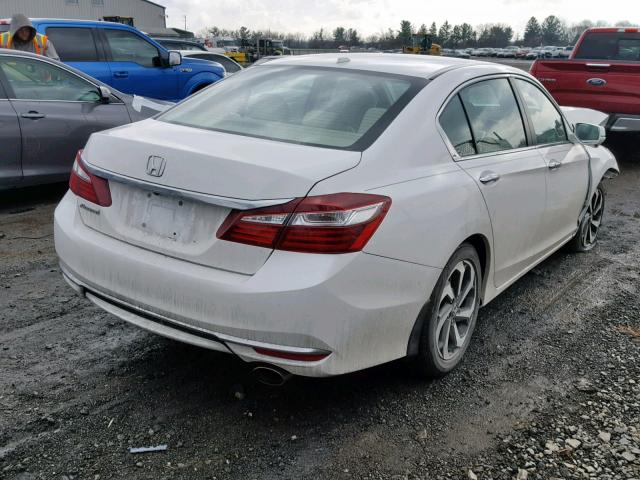 1HGCR2F7XGA097023 - 2016 HONDA ACCORD EX WHITE photo 4