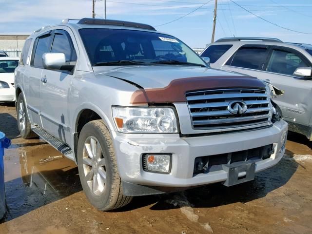 5N3AA08C86N809650 - 2006 INFINITI QX56 SILVER photo 1