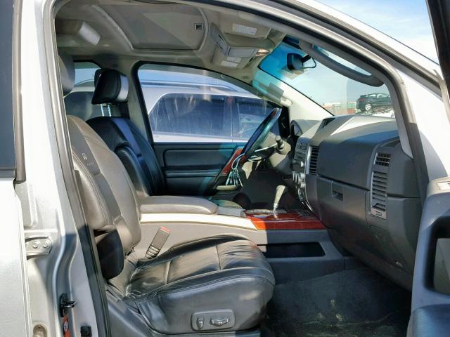 5N3AA08C86N809650 - 2006 INFINITI QX56 SILVER photo 5