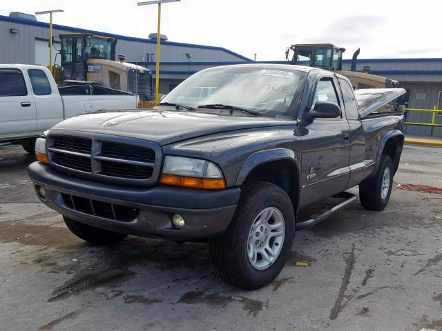 1D7HG32X33S228888 - 2003 DODGE DAKOTA SPO GRAY photo 2