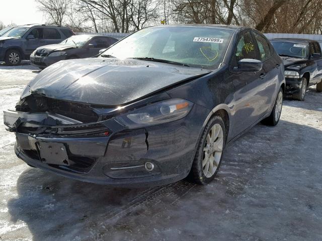 1C3CDFBA7DD138065 - 2013 DODGE DART SXT BLACK photo 2