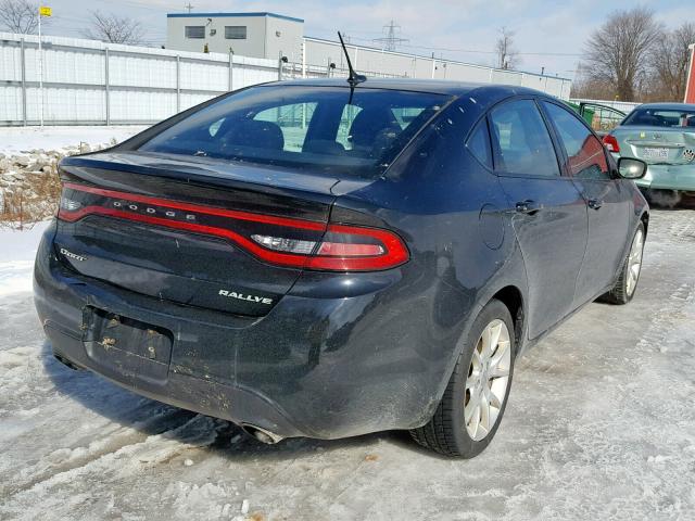 1C3CDFBA7DD138065 - 2013 DODGE DART SXT BLACK photo 4