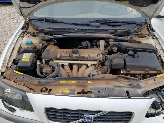 YV1RS61T442344433 - 2004 VOLVO S60 WHITE photo 7