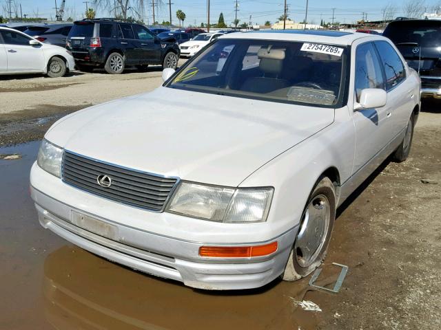 JT8BH28F4V0089874 - 1997 LEXUS LS 400 WHITE photo 2