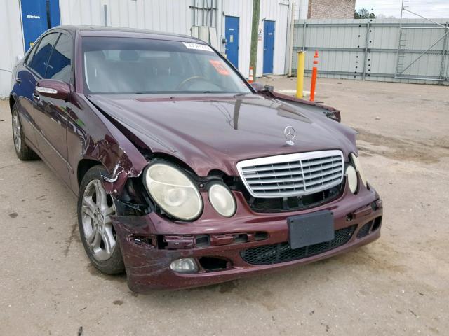 WDBUF56J96A865452 - 2006 MERCEDES-BENZ E 350 BURGUNDY photo 1