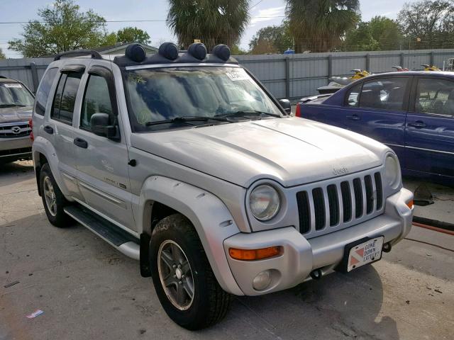 1J4GL38K62W346982 - 2002 JEEP LIBERTY RE SILVER photo 1