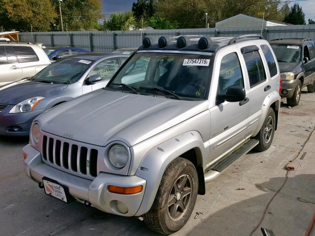 1J4GL38K62W346982 - 2002 JEEP LIBERTY RE SILVER photo 2