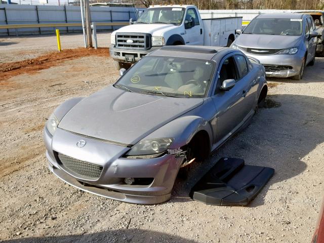 JM1FE17N140125422 - 2004 MAZDA RX8 SILVER photo 2