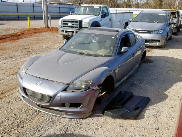 JM1FE17N140125422 - 2004 MAZDA RX8 SILVER photo 9