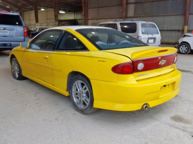 1G1JH12F447133192 - 2004 CHEVROLET CAVALIER L YELLOW photo 3