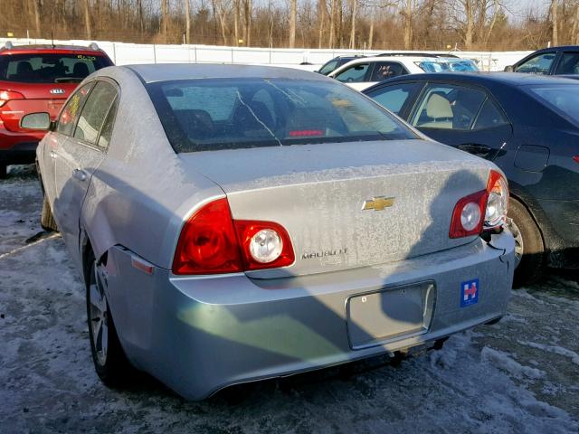1G1ZC5E12BF360778 - 2011 CHEVROLET MALIBU 1LT ვერცხლისფერი ფოტო 3