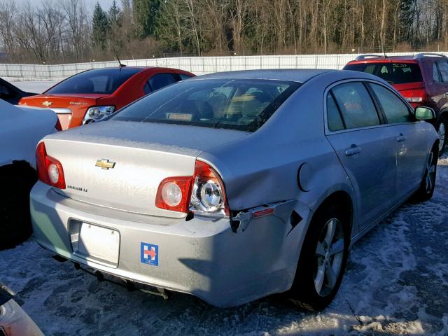 1G1ZC5E12BF360778 - 2011 CHEVROLET MALIBU 1LT ვერცხლისფერი ფოტო 4