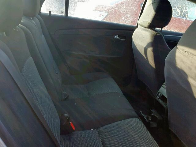 1G1ZC5E12BF360778 - 2011 CHEVROLET MALIBU 1LT ვერცხლისფერი ფოტო 6