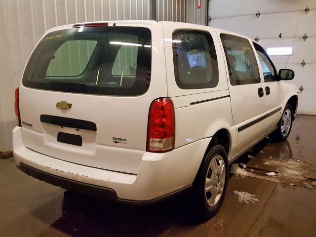 1GNDV13L76D190791 - 2006 CHEVROLET UPLANDER WHITE photo 4