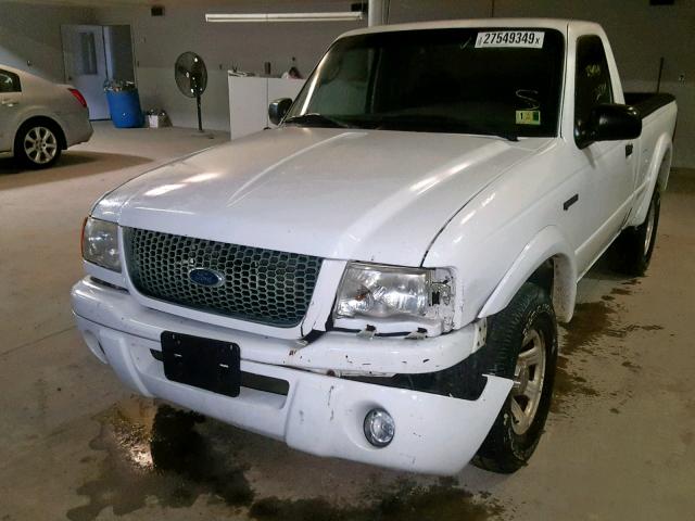 1FTYR10U53PB84140 - 2003 FORD RANGER WHITE photo 2