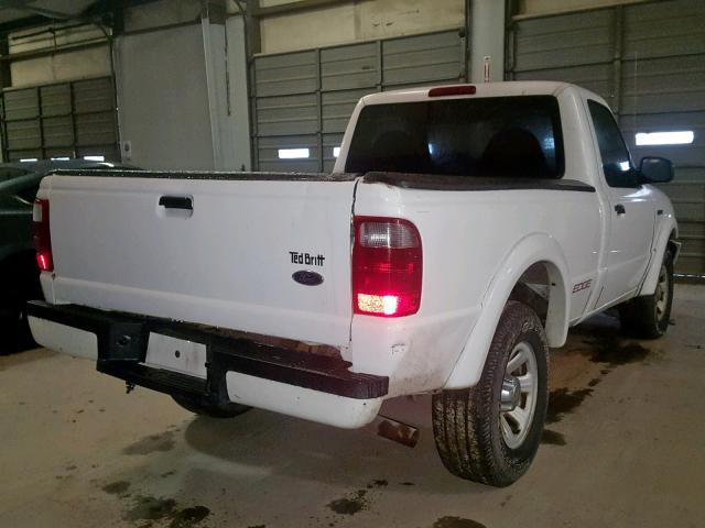 1FTYR10U53PB84140 - 2003 FORD RANGER WHITE photo 4